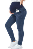 Maternity Jeans Over The Belly Slim Stretchy High Waist Denim Skinny Pants