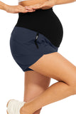 Over Belly Quick Dry Maternity Shorts Workout Athletic Running Pregnancy Shorts