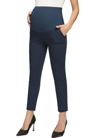 GLAMIX Women's Maternity Cargo Pants with Four Pockets Over The Belly Scrub Pants  Pregnancy Clothes(Black, S) at  Women's Clothing store