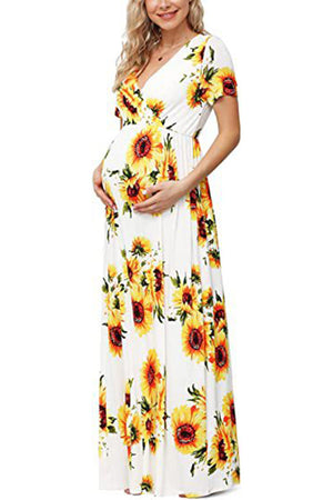 Sunflower Maternity Set – Ladii Luxe LLC