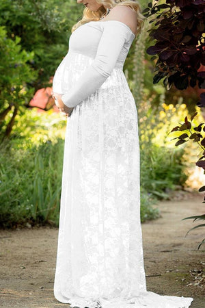 Shop Fashion Lace Maternity Dresses For Sale, Maxi Lace Maternity Dress ...